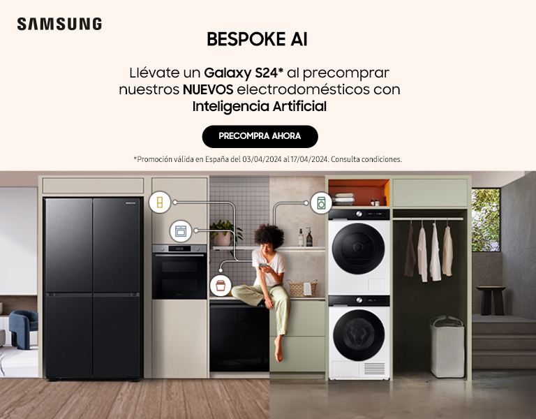 Galaxy S24 con la precompra de electrodomésticos con IA
