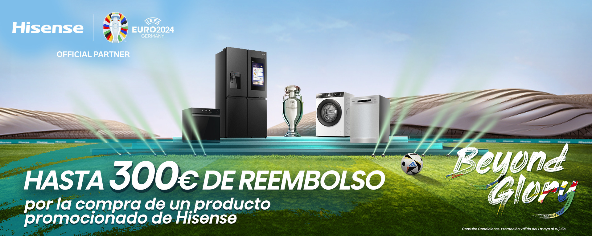 Hasta 300 Eu de reembolso por la compra de un producto Hisense