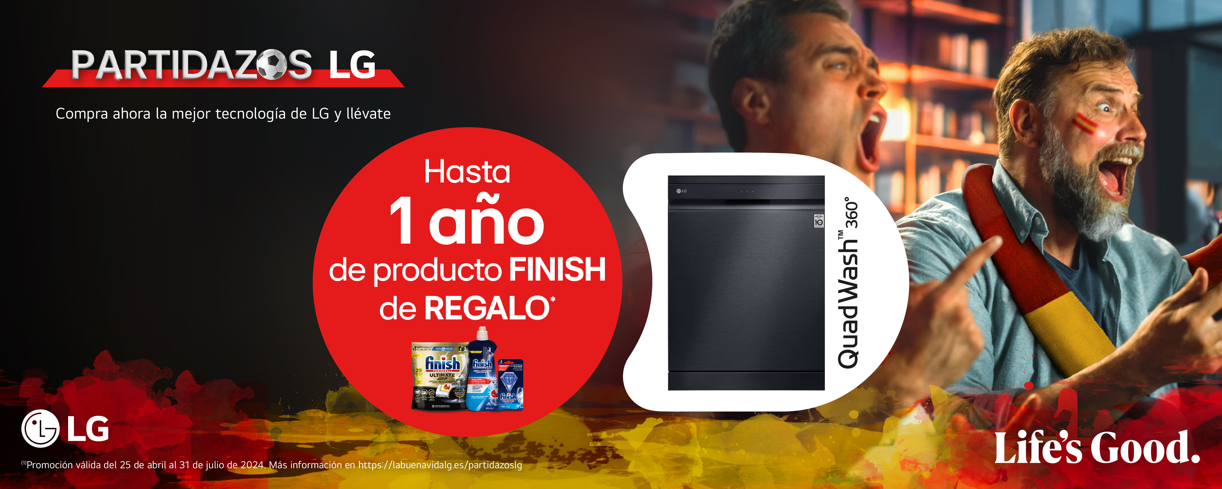 Promociones Partidazos LG.  Detergente