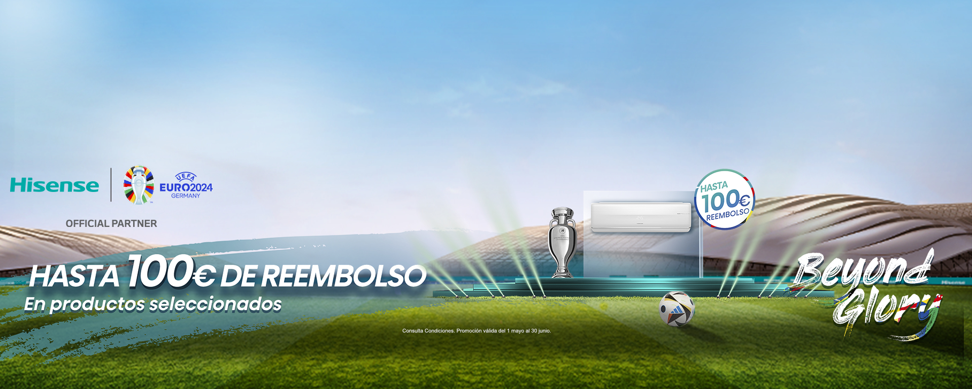 Hasta 100Eu de reembolso Hisense