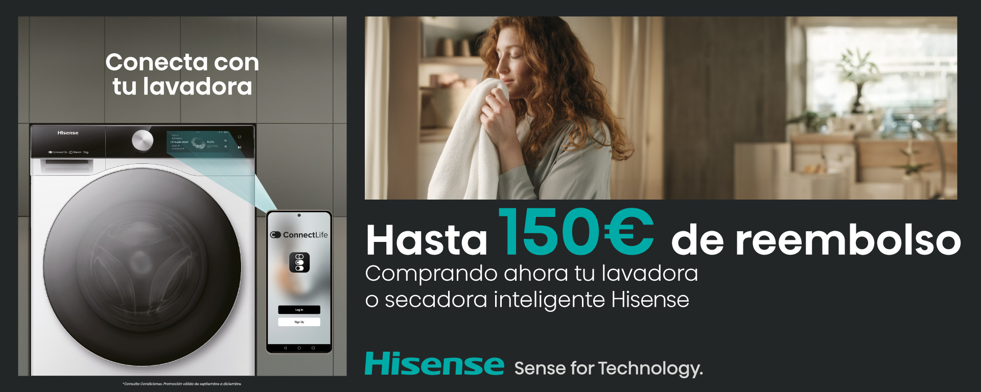 Cashback Hisense Lavado
