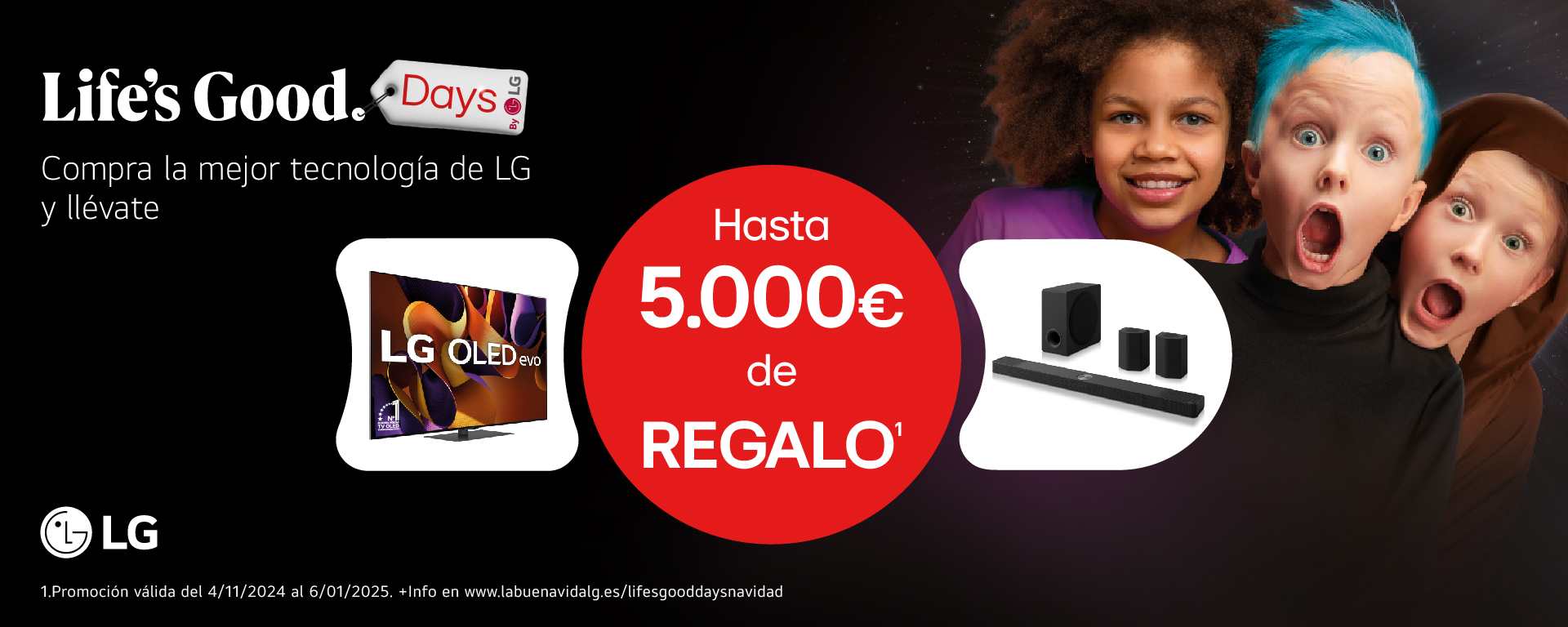 Compra la tecnología LG y llévate hasta 5000Euros