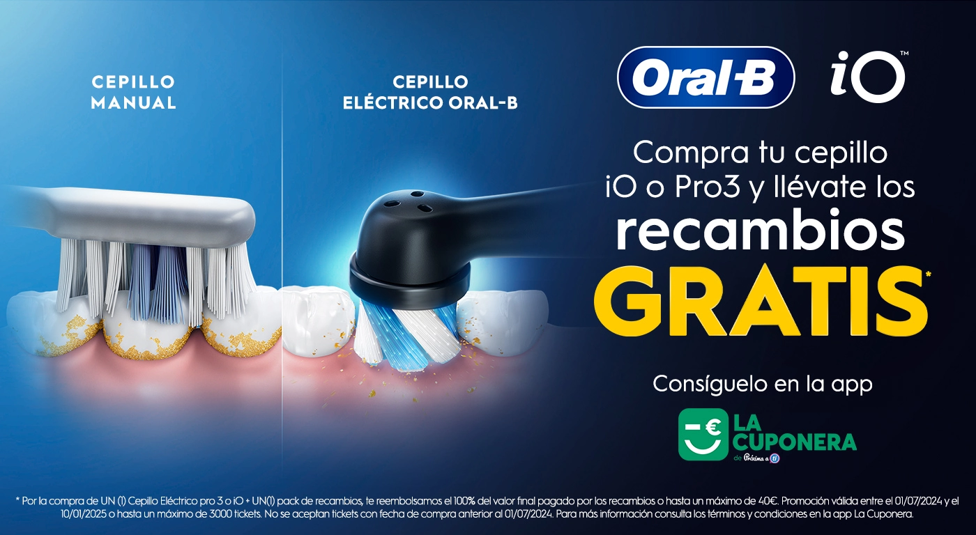 Compra tu cepillo iO o Pro3 y llévate los racambios gratis
