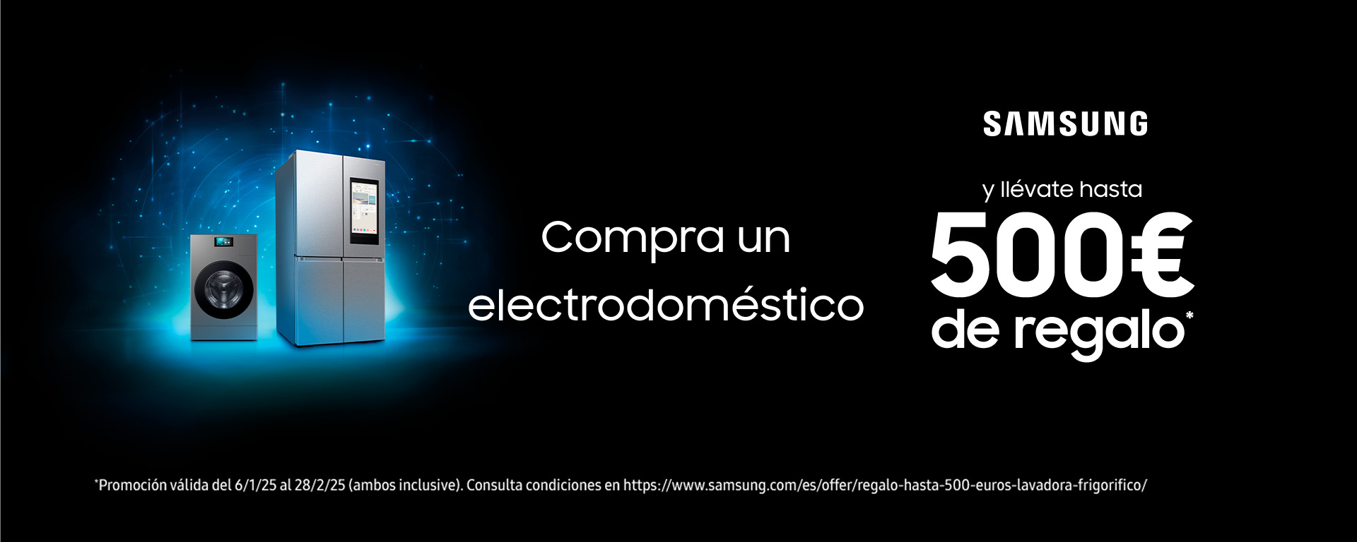 Compra un electrodoméstico y llévate hasta 500€