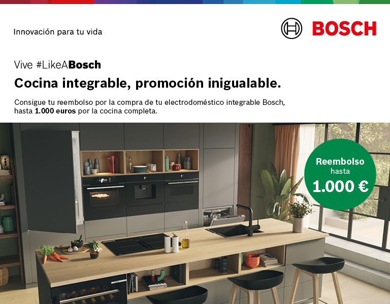 Cocina integrable, promoción inigualable. Hasta 1000€ de reembolso