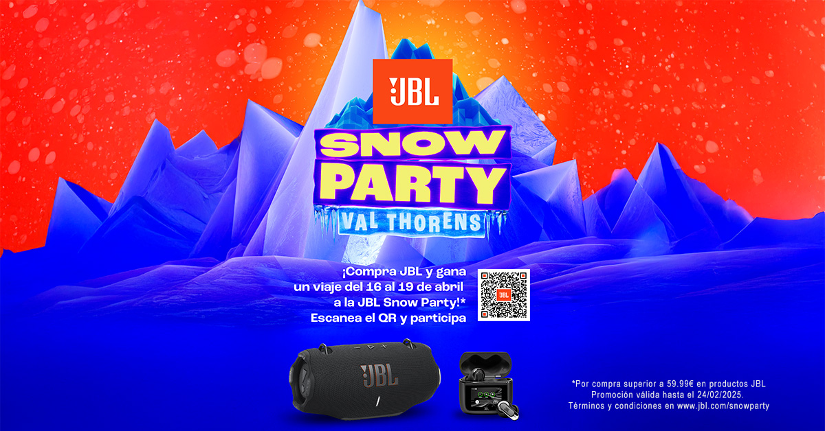 Compra JBL y gana un viaje para Snow Party,  Val Thorens 