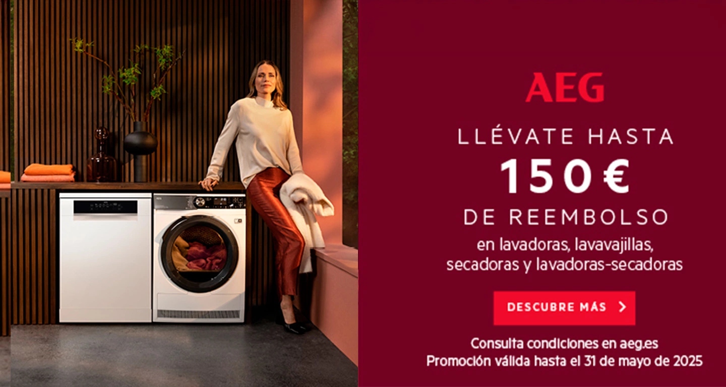 ¡Hasta 150€ de reembolso en lavado!