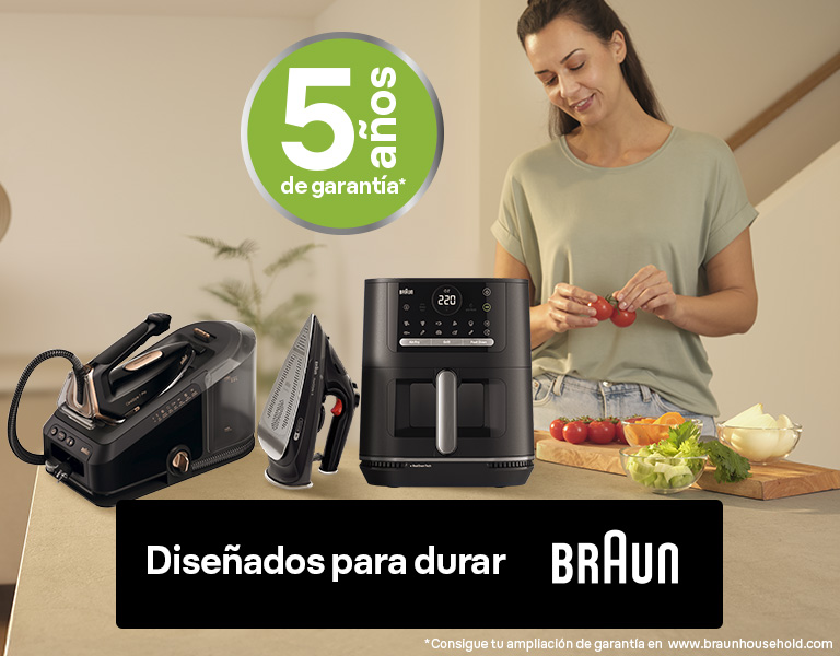 En Braun, consigue 5 años de garantía extendida