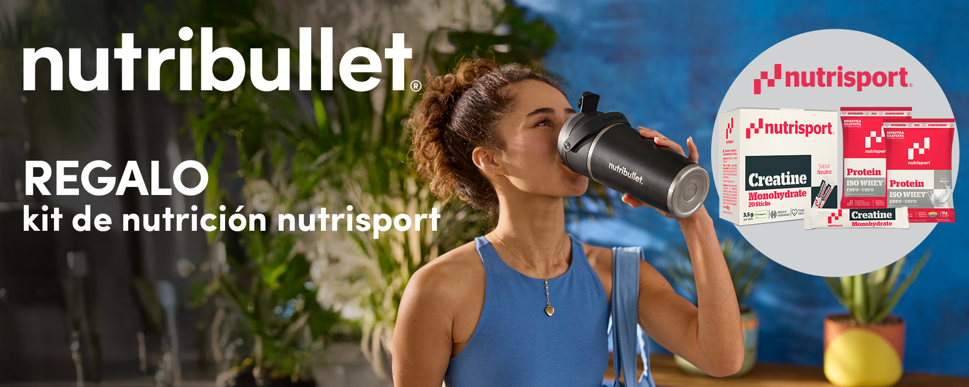 Regalo: Kit de nutrición nutrisport