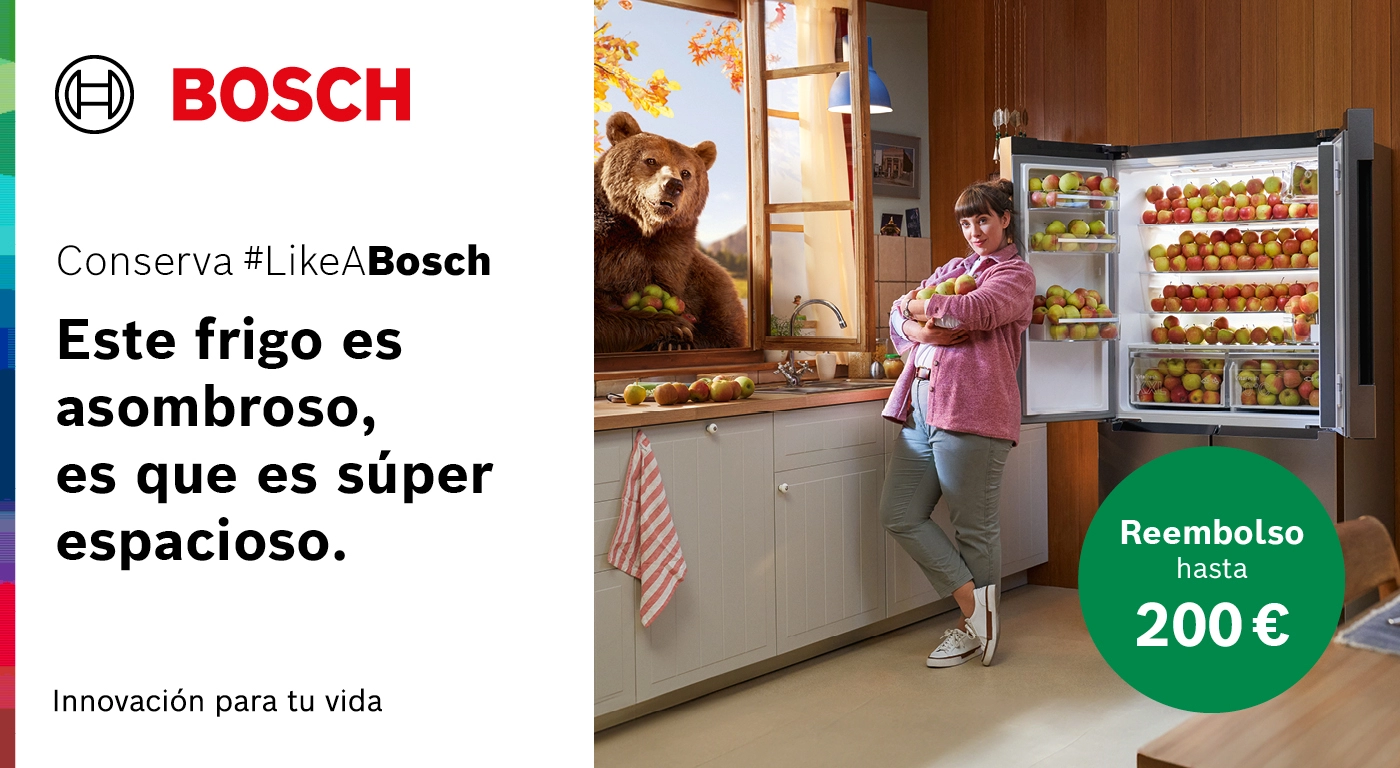 Hasta 200€ de regalo en frigoríficos Bosch