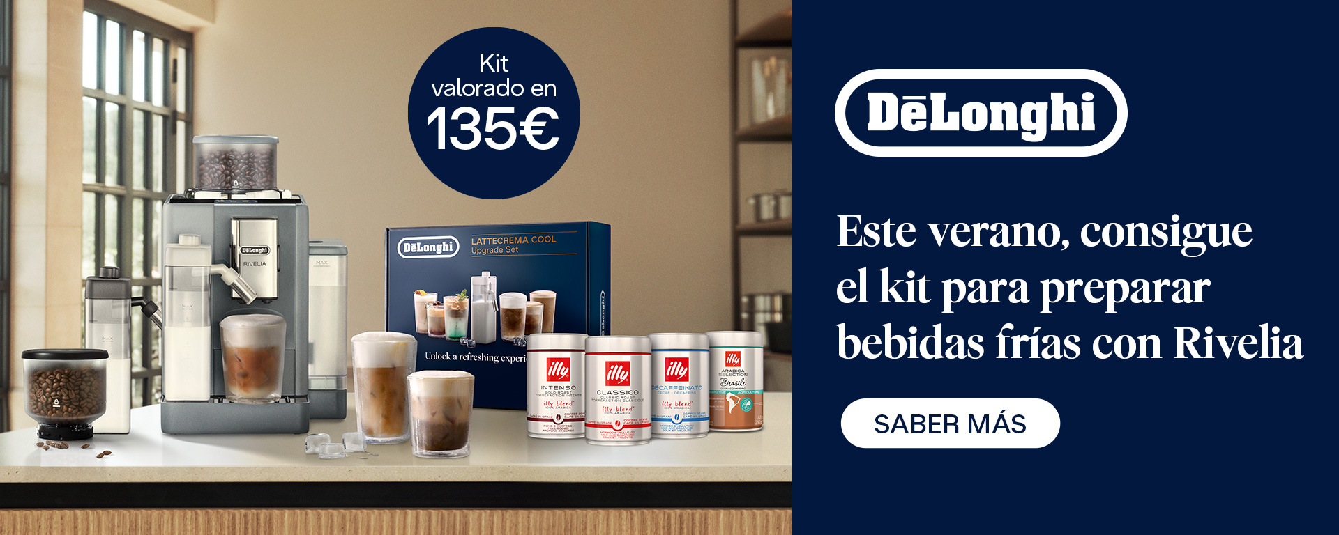 De´Longhi Rivelia regalo Kit bebidas frías