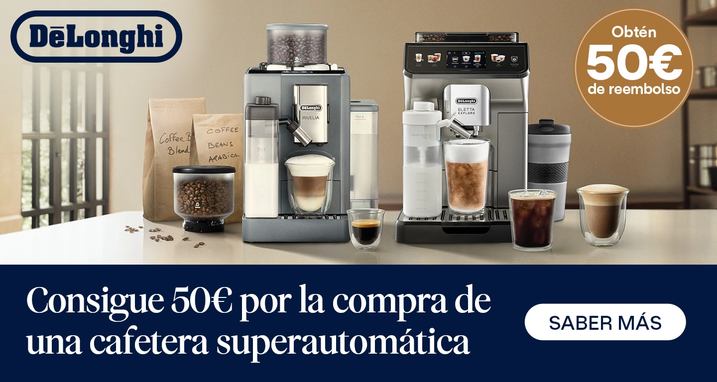 Cafeteras Superautomáticas De´Longhi regalo 50€