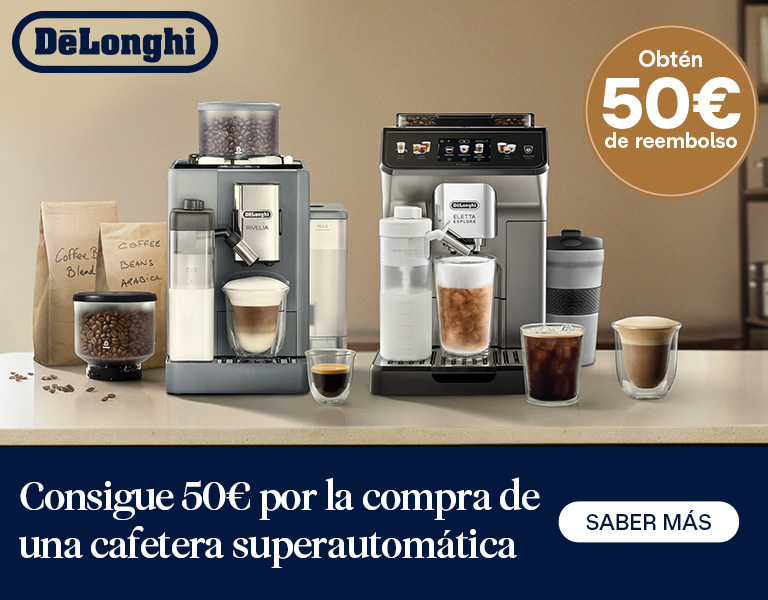Cafeteras Superautomáticas De´Longhi regalo 50€