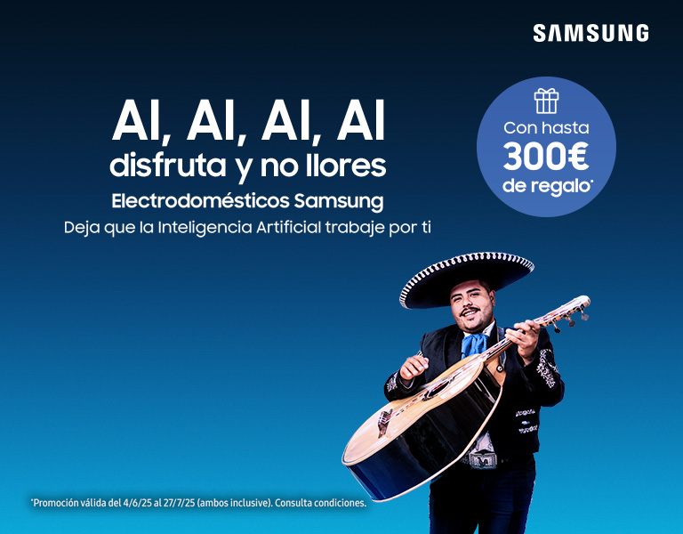 Samsung te devuelve hasta 300 € por renovar tus electrodomésticos en Euronics