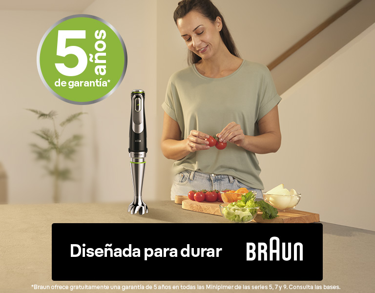 5 años de garantía de Minipimers 