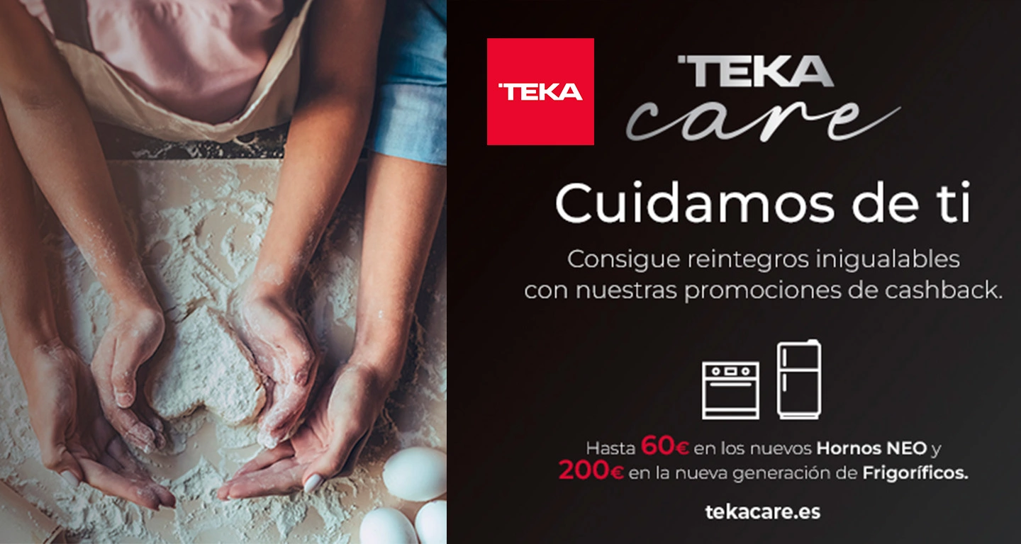 Cocina mejor y ahorra: hasta 200€ de cashback Teka en Euronics