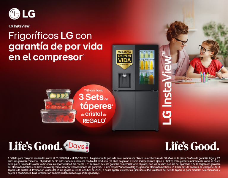 Regalo: Hasta 3 Sets de táperes de cristal