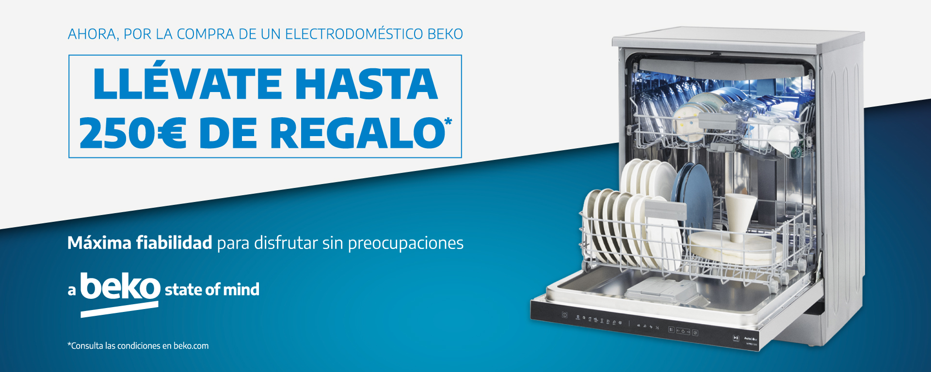 Hasta 250 € de reembolso con tu nuevo electrodoméstico Beko