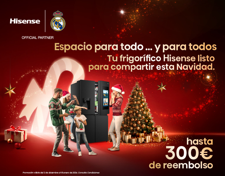 Hasta 300 € de reembolso en frigoríficos Hisense