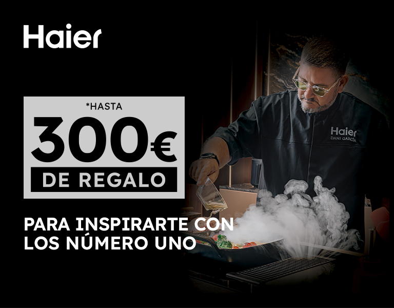 Hasta 300 € de regalo por tus electrodomésticos de cocina Haier