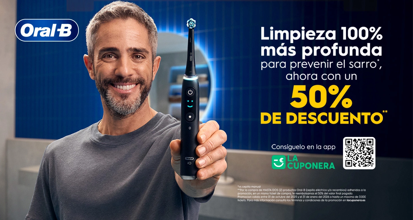 Te reembolsamos el 50 % en cepillos y recambios Oral-B