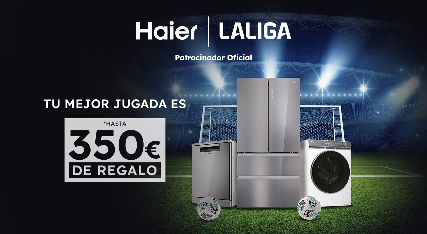 Hasta 350 € de regalo por la compra de electrodomésticos Haier