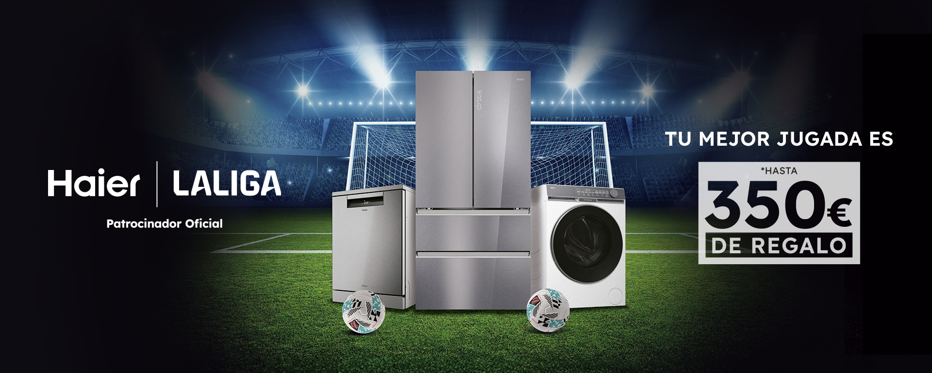 Hasta 350 € de regalo por la compra de electrodomésticos Haier