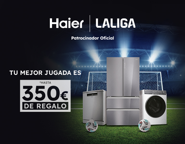 Hasta 350 € de regalo por la compra de electrodomésticos Haier
