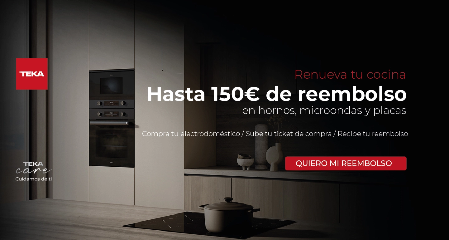 Renueva tu cocina y consigue hasta 150 € de reembolso con TEKA