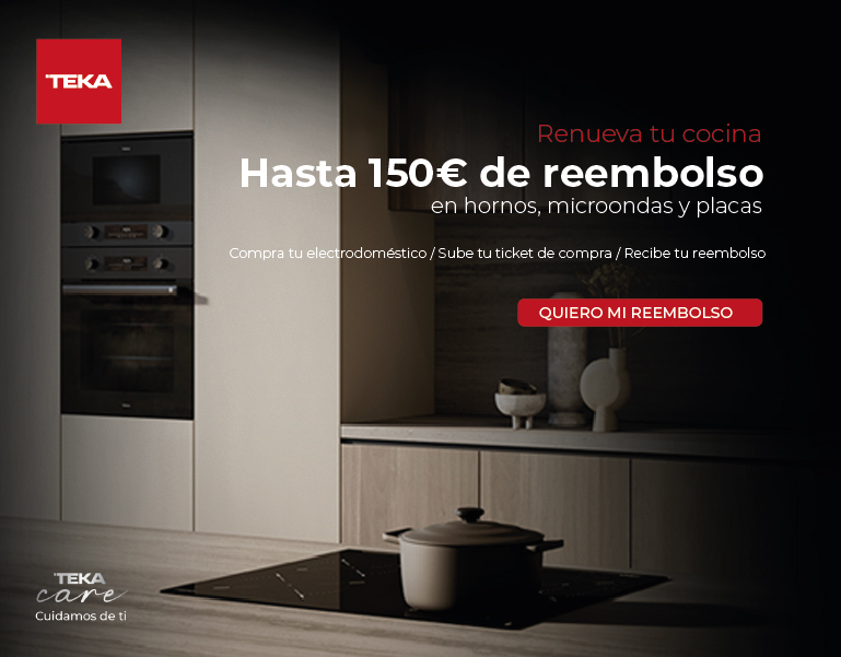 Renueva tu cocina y consigue hasta 150 € de reembolso con TEKA