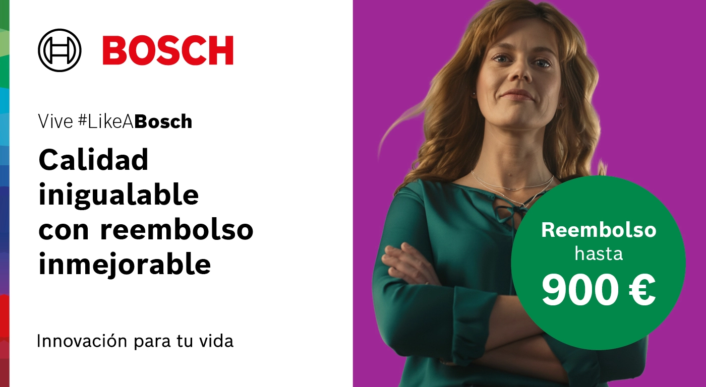 Hasta 250 € de reembolso por la compra de electrodomésticos Bosch