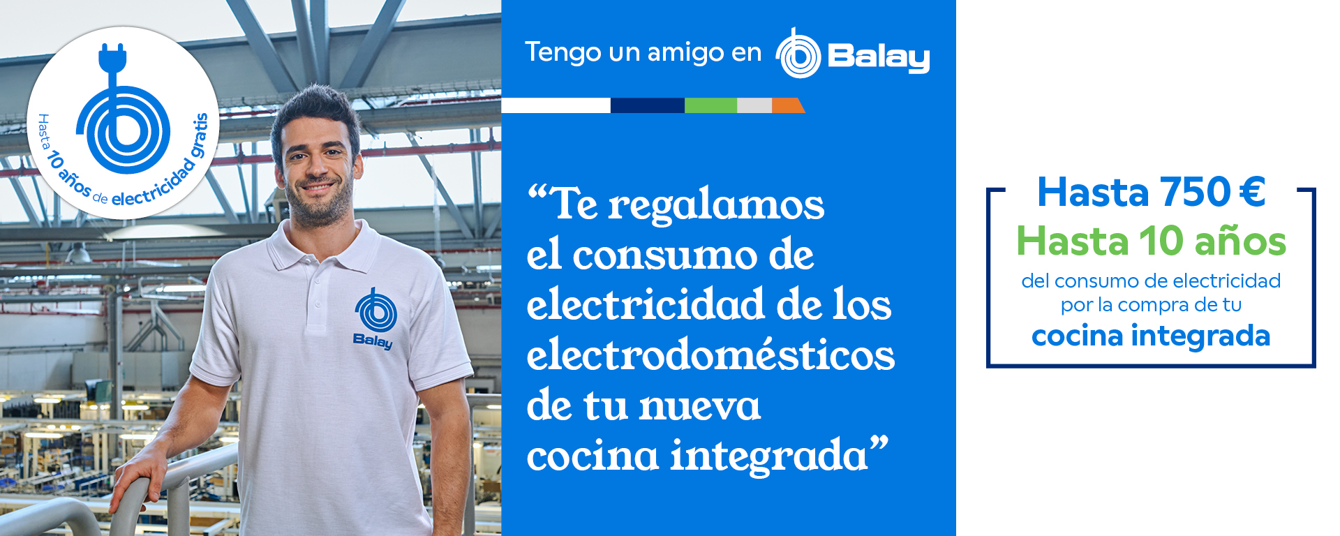 Balay te paga hasta 240 € en el consumo eléctrico de tu nueva cocina integrada