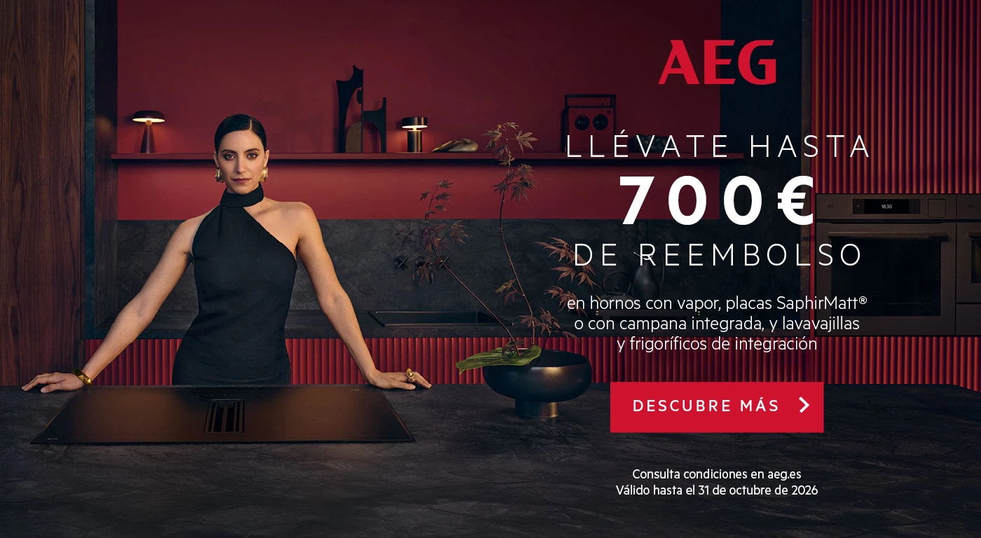 Consigue hasta 700€ de reembolso con Cocción Premium AEG en Euronics
