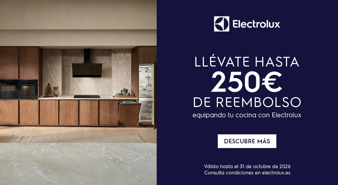 Compra electrodomésticos Electrolux y llévate hasta 250€ de reembolso