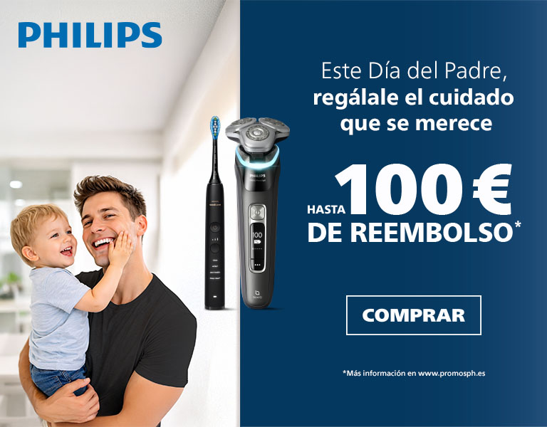 Día del Padre Philips: Consigue tu reembolso en Afeitadoras y Cepillos