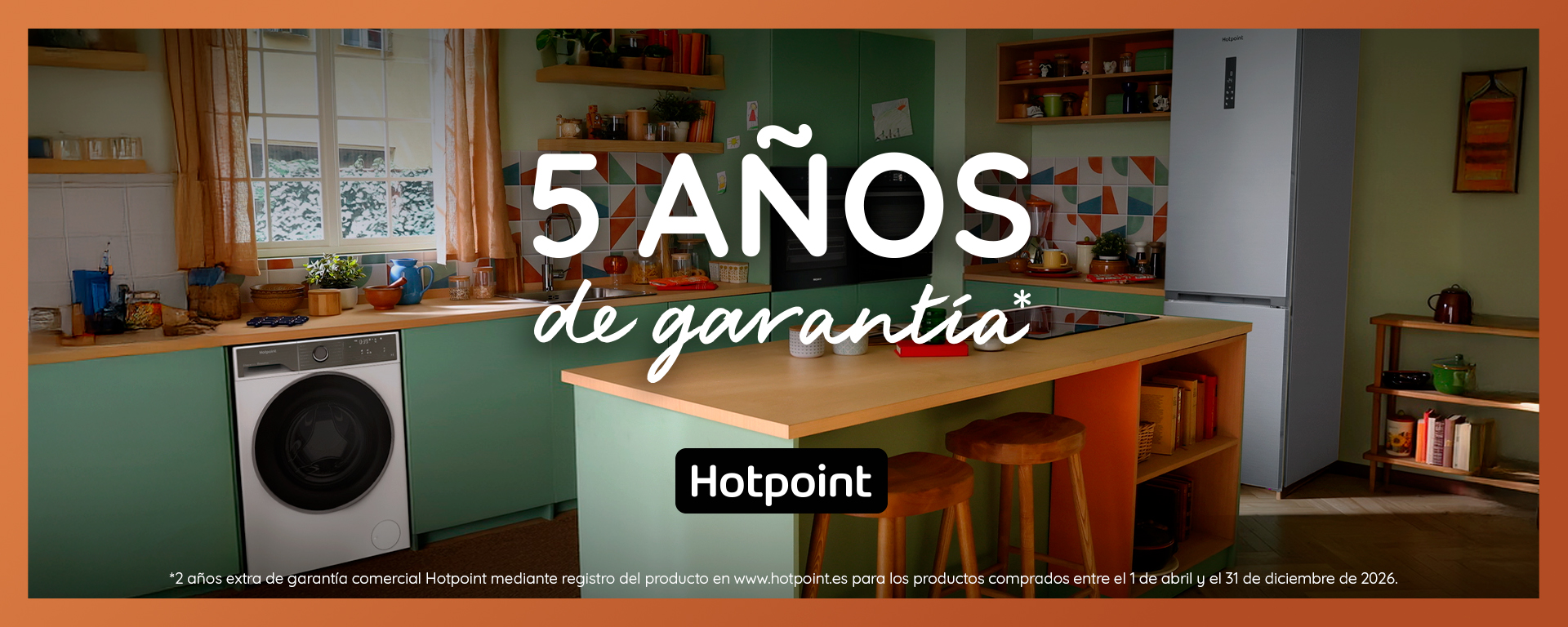 Consigue 2 años adicionales de garantía con Hotpoint