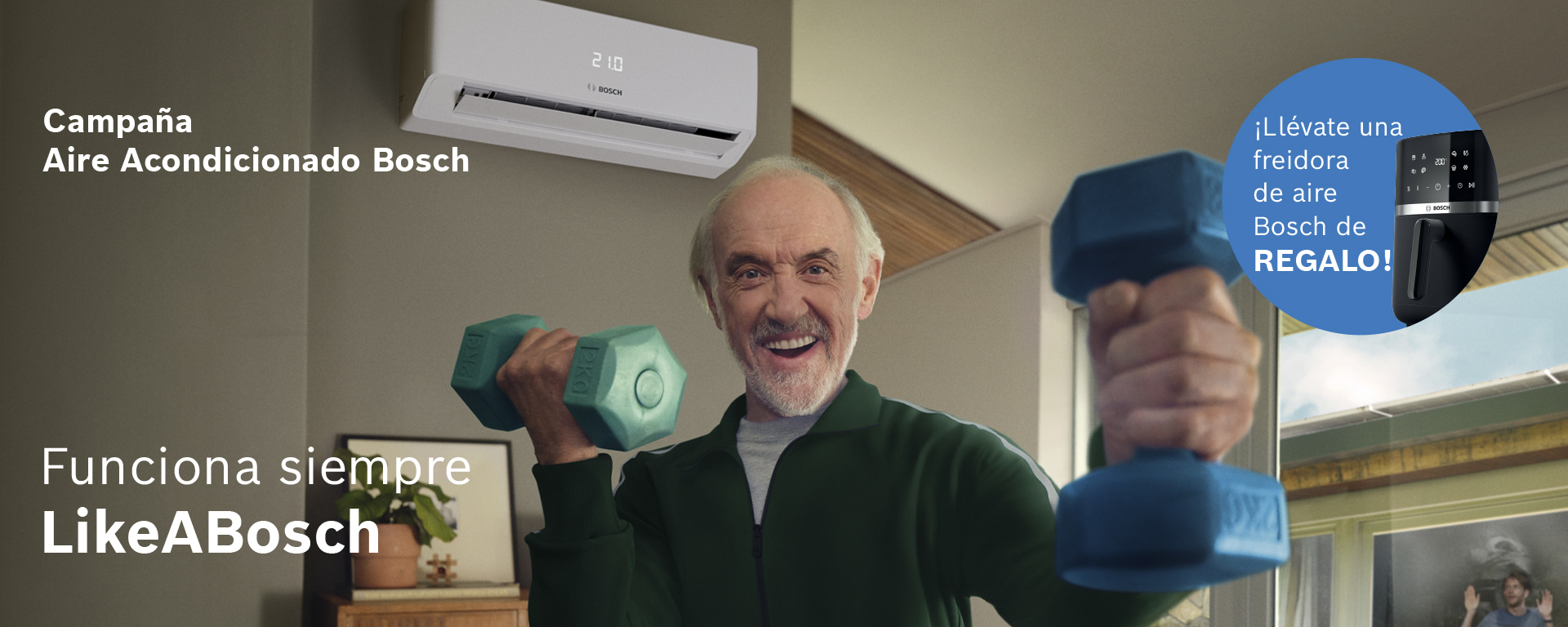 Compra un Aire Acondicionado Bosch y llévate una freidora de aire