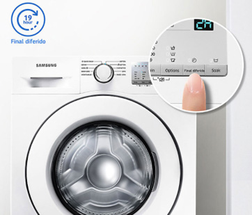 lavadora programa final diferido opciones comodidad